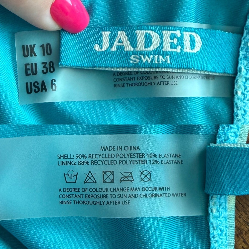 Jaded London Marble Print Micro Bikini Bottoms JSBB647 size US‎ 6 - Picture 6 of 6